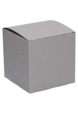 Kadodoosjes KrabBOX Gerecycled Grijs 10x10x10cm 25stuks op is op