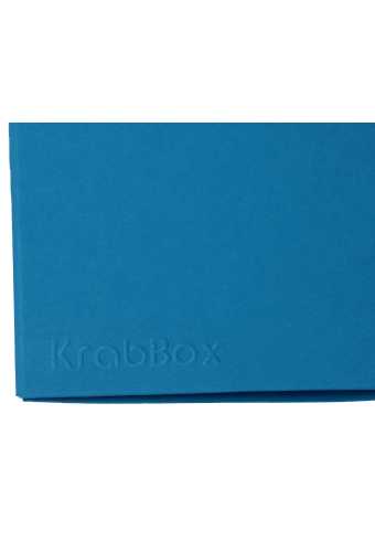 Kadodoosjes KrabBOX Gerecycled Blauw 12x12x12cm 25stuks op is op