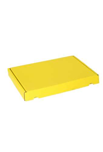 Brievenbusdoos Met Klep Pinto Kraft Geel A5 23x16x2.6cm 25stuks