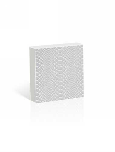 Kadobon + Kadodoosje Bene Snake White 12x12x3cm 10stuks