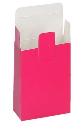 2 HALEN & 1 BETALEN Kadodozen Sluitklep Fuchsia Glans 7.5x3.5x10cm10st