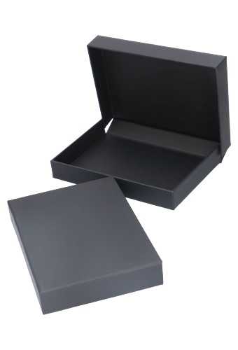 Luxe Scharnier Kadodoos Sydney Zwart Mat FSC® A6 16.5x11.5x2.5cm 10st