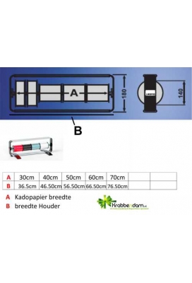 Krullintrolhouder Basis Frame 18x6.5+30 cm + Voet