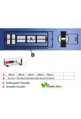 Krullintrolhouder Basis Frame 18x6.5+50 cm + Voet