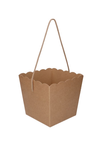 Geschenkdoos Korf Dudley Naturel Met Koord 15x15x18cm 10stuks