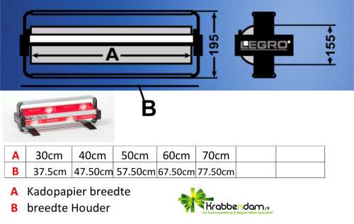 Papierrolhouder Enkel 1x15.5 19.5x15.5x7.5+ 30cm+mes+voet