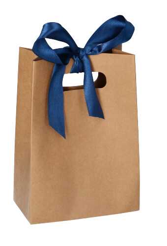 Kadotasje Luigi Karton Naturel 20x9x28cm 10stuks