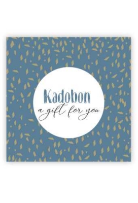 Kadobon A Gift For You + Envelop 12x12cm 12stuks