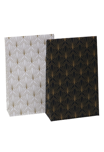 Luxe Kadozakjes Mila Wit Biloba Goud & Plakstrip 10x4x15.7cm 50st