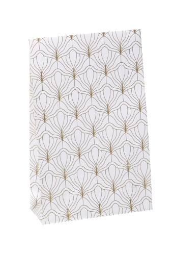 Luxe Kadozakjes Mila Wit Biloba Goud & Plakstrip 10x4x15.7cm 50st