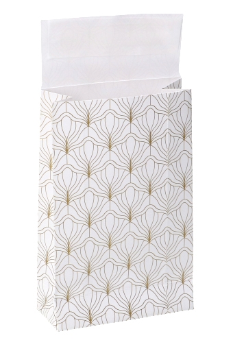 Luxe Kadozakjes Mila Wit Biloba Goud & Plakstrip 10x4x15.7cm 50st