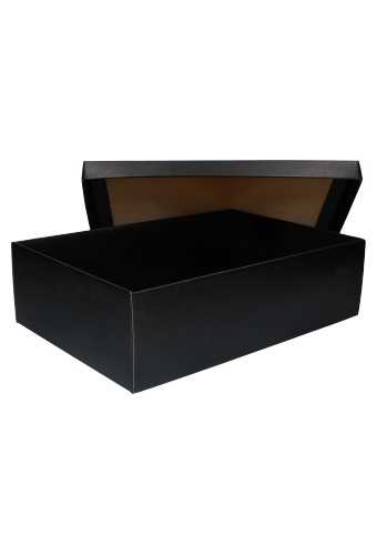 Luxe Kadodoosje & Deksel Bruno Zwart 38x26x11cm 535gr 10stuks