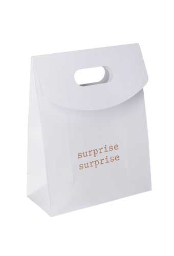 Geschenktasjes Met Handgreep Mocona Surprise Wit 19x9x24.5cm 12stuks