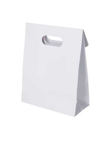 Geschenktasjes Met Handgreep Mocona Surprise Wit 19x9x24.5cm 12stuks