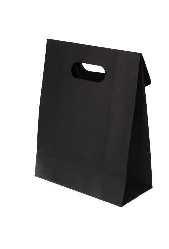 Geschenktasjes Met Handgreep Mocona Surprise Zwart 19x9x24.5cm 12stuks