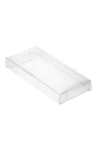 Transparant Rechthoekig Kadodoosje Plastic 16x7.5x2cm 10stuks