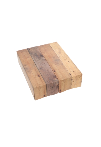 Luxe Wijndozen 2-Fles Hout 32.5x17x7.8cm 10stuks