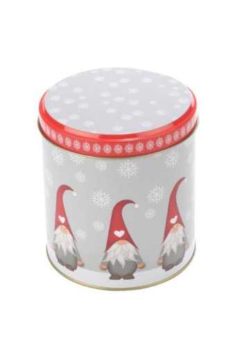 Blikken Kerstkabouter Rond 11x12cm 6stuks