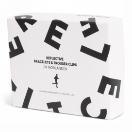 Norlander Set Van 2 Reflecterende Armbanden En Broek clips 12.5x10.5x3