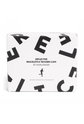 Norlander Set Van 2 Reflecterende Armbanden En Broek clips 12.5x10.5x3