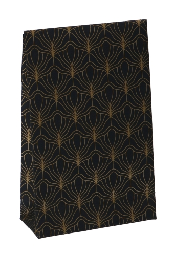 Luxe Kadozakjes Mila Zwart Mat Biloba Goud Plakstrip 10x4x15.7cm 40st