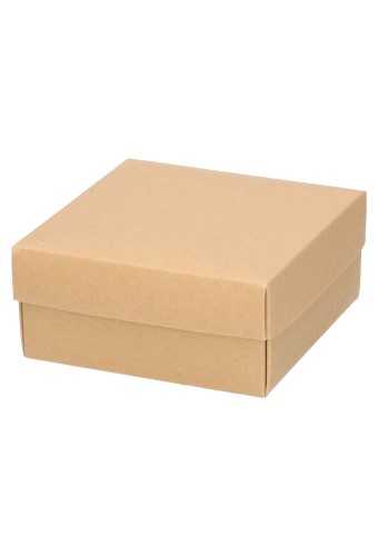 Geschenkdoos Kraft Gaby Kraft Naturel 12x12x5.5cm 100stuks