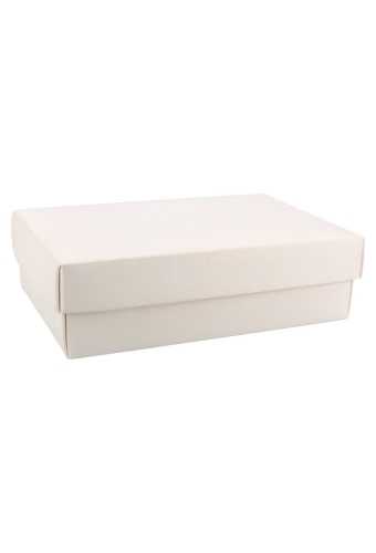 Luxe Kadodoosje & Deksel Bruno CREME Wit 13x9x3.5cm 310gr 10stuks