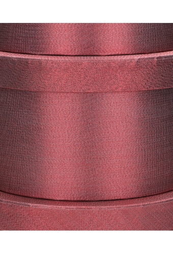 AKTIE LUXE KANT & KLARE Flowerbox Latemar Rood Metallic Rond Set 3st