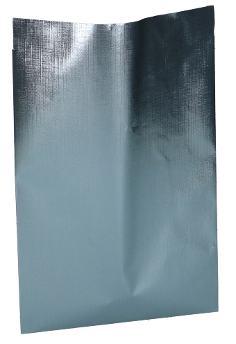 Luxe Kadozakjes Embossing Linnen Zilver 17x25cm 200stuks
