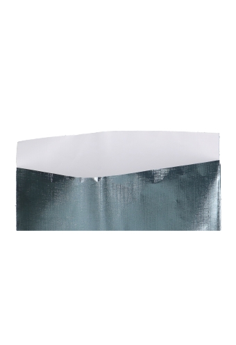 Luxe Kadozakjes Embossing Linnen Zilver 17x25cm 200stuks