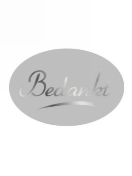 Etiketten Everyday Bedankt Zilver 3.7x2.5cm 500stuks Etiketten Everyday Bedankt Zilver 3.7x2.5cm 500stuks