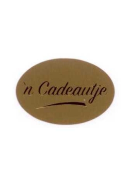 Etiketten Everyday 'n Cadeautje Goud 3.7x2.5 cm 500stuks Etiketten Everyday 'n Cadeautje Goud 3.7x2.5 cm 500stuks