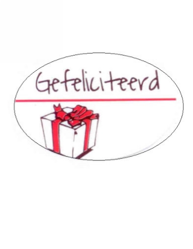 Etiketten Feest Gefeliciteerd Kado Met Strik 3.7x2.5 cm 500stuks Etiketten Feest Gefeliciteerd Kado Met Strik 3.7x2.5 cm 500stuks
