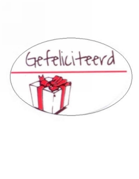 Etiketten Feest Gefeliciteerd Kado Met Strik 3.7x2.5 cm 500stuks Etiketten Feest Gefeliciteerd Kado Met Strik 3.7x2.5 cm 500stuks