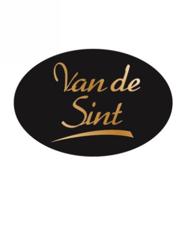 Etiketten Sint Van de Sint Zwart 3.7x2.5cm 500stuks Etiketten Sint Van de Sint Zwart 3.7x2.5cm 500stuks
