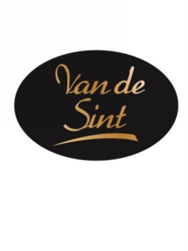 Etiketten Sint Van de Sint Zwart 3.7x2.5cm 500stuks Etiketten Sint Van de Sint Zwart 3.7x2.5cm 500stuks