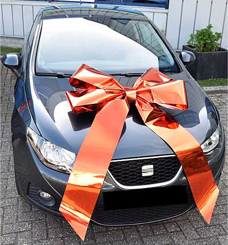 Magnum Autostrik Livorno Metallic Oranje Strik 70x50+60cm