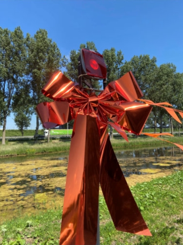 Magnum Autostrik Livorno Metallic Oranje Strik 70x50+60cm