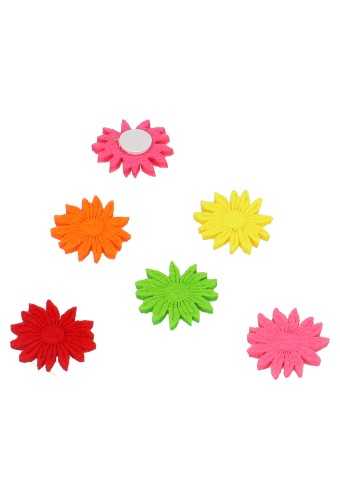 Decoplakkers Zonnebloemen Assortie Met Plakker 2.5cm 50stuks