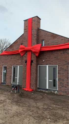 Huisstrik Rood XXXL 200x80cm VOORBEELD