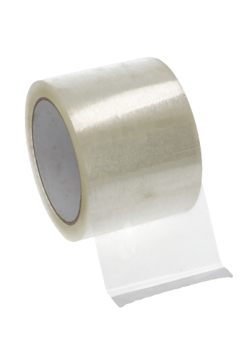 Plakband Transparant PP Acryl 28mu 75mm x 66meter  6stuks