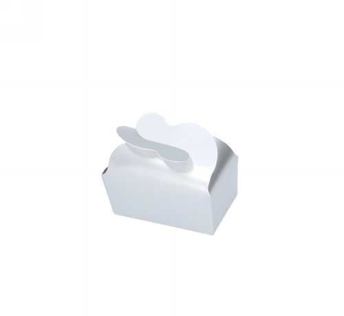 Bonbondoosjes Zilver Vlinder Voor 2 Bonbons 7x4x3.5cm 25stuks