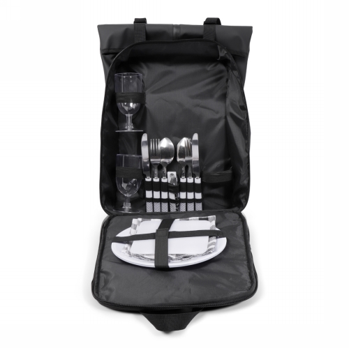 Norlander Picknick Rugtas Zwart 41x31x18cm 1stuks