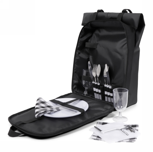 Norlander Picknick Rugtas Zwart 41x31x18cm 1stuks