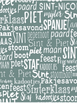 Sintpapier Trendy Sint Handlettering Stone 50cm x 125meter OP I SOP Sintpapier Trendy Sint Handlettering Stone 50cm x 125meter OP I SOP
