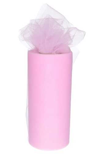 Tule Lint Licht Roze 200mm x 50meter