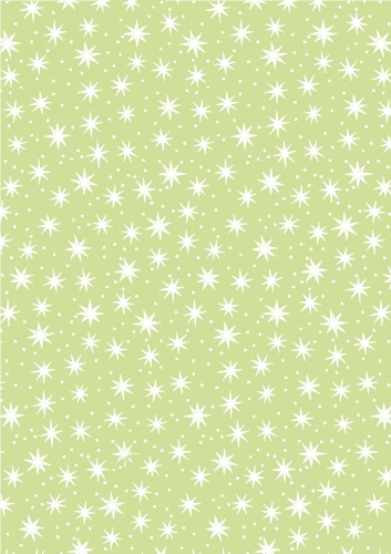 Kerstpapier Little Stars Lime Groen30 cm x 200meter