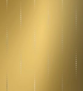 Kerstpapier Metallic Drops Goud 70 cm x 100meter