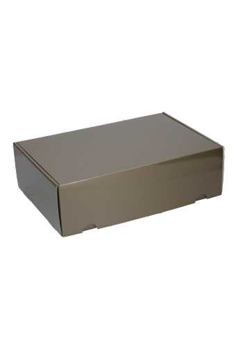 Luxe Verzenddoos Rolo Taupe Blinkend 35x24x10.5cm 25stuks