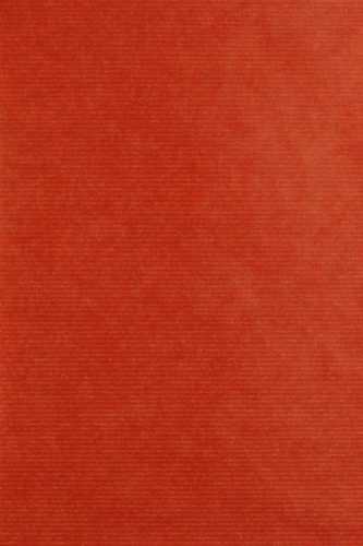 Kerstpapier Bruin Kraft Uni Rood 30cm x 250meter